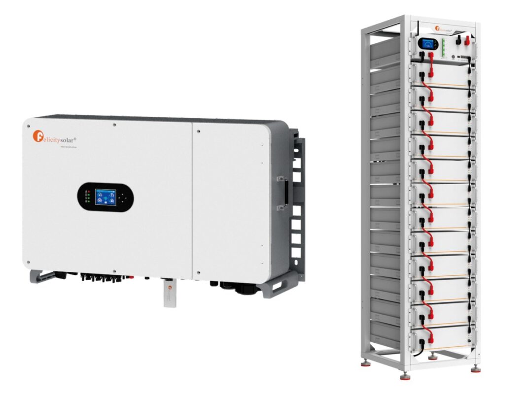Felicity FLH hoogspanningsrack met IVGM 50 kW omvormer