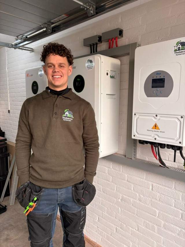 Melle Brouwers, eigenaar van Thuisaccu Systemen